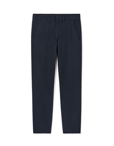 Pantalon chino straight en coton stretch - camaieu - Modalova