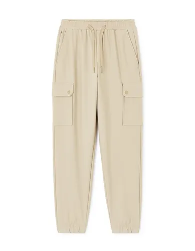 Pantalon cargo slim stretch - beige - camaieu - Modalova