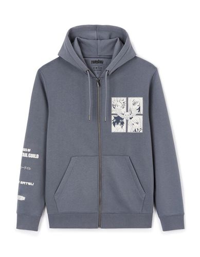 Fairy Tail - Sweat bleu gris - camaieu - Modalova