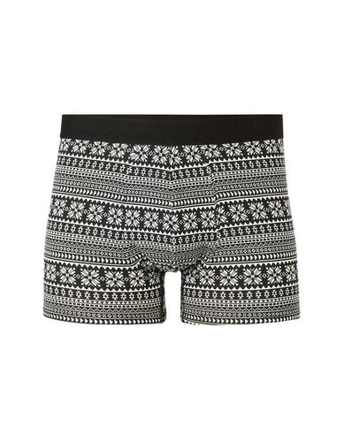 Caleçons boxer à motifs - noir - camaieu - Modalova