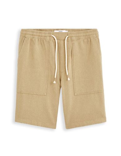 Bermuda jogging en coton - beige - celio - Modalova