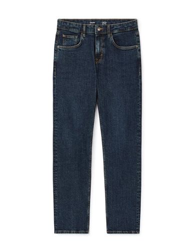 Jean regular coton stretch C5 3 longueurs - bleu - camaieu - Modalova