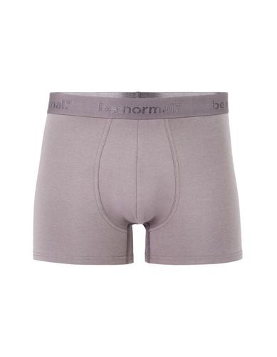 Boxer en coton stretch uni - gris - celio - Modalova