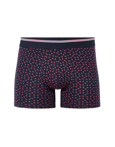 Boxer en coton stretch - rouge - camaieu - Modalova