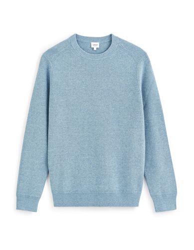 Pull col rond - bleu clair - camaieu - Modalova