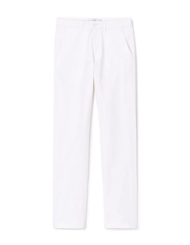 Pantalon chino straight en coton stretch - camaieu - Modalova