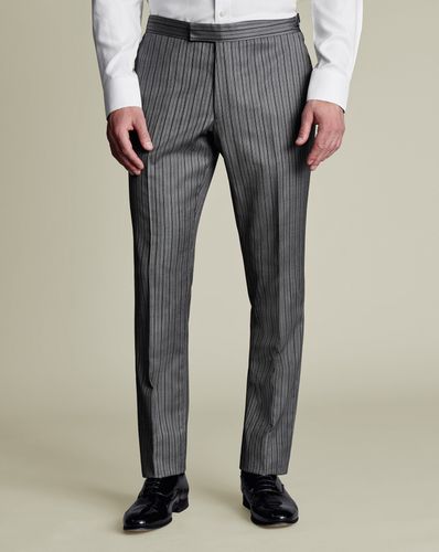 Pantalon De Cérémonie À Rayures - Gris en par - Charles Tyrwhitt - Modalova