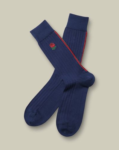 Chaussettes Côtelées En Coton England Rugby - De France par - Charles Tyrwhitt - Modalova