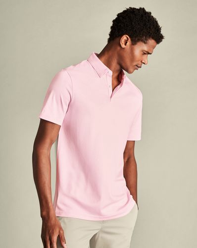Polo Smart En Jersey - Rose Pâle en par - Charles Tyrwhitt - Modalova