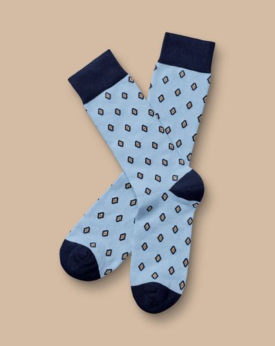 Chaussettes À Motif Géométrique - par - Charles Tyrwhitt - Modalova