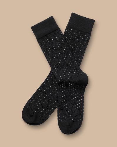 Chaussettes À Micro-Traits - par - Charles Tyrwhitt - Modalova