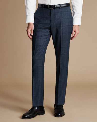 Pantalon De Costume À Carreaux Ultimate Performance - Acier par - Charles Tyrwhitt - Modalova