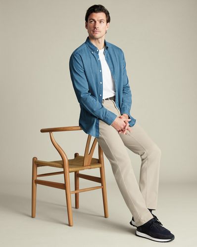 Jean À 5 Poches - Gris-Beige en par - Charles Tyrwhitt - Modalova
