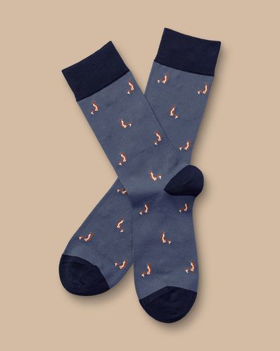 Chaussettes À Motif Renard - Chiné par - Charles Tyrwhitt - Modalova