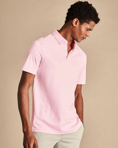 Polo Smart En Jersey - Rose Pâle en par - Charles Tyrwhitt - Modalova