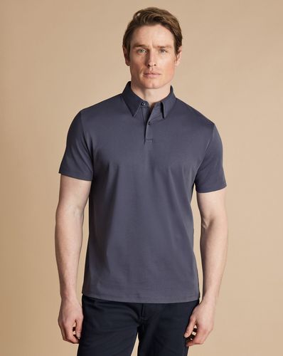 Polo En Jersey - Mauve Foncé en par - Charles Tyrwhitt - Modalova