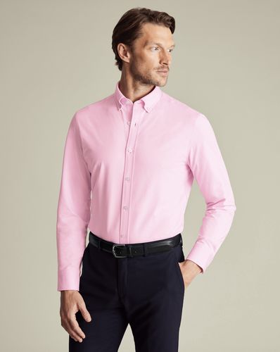 Chemise En Jersey Extensible Performance - Rose Pâle en par - Charles Tyrwhitt - Modalova