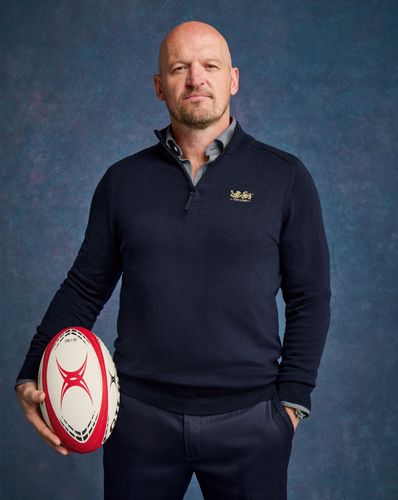 Pull Avec Col À Fermeture Éclair En Mérinos Technique The Lions - par - Charles Tyrwhitt - Modalova