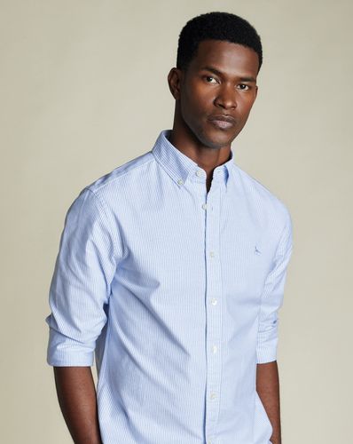 Chemise Oxford Délavée Rayures - Océan en / par - Charles Tyrwhitt - Modalova