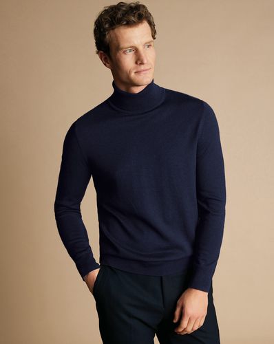 Pull En Laine Mérinos À Col Roulé - par - Charles Tyrwhitt - Modalova