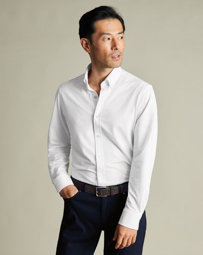 Chemise En Jersey Extensible Performance - par - Charles Tyrwhitt - Modalova