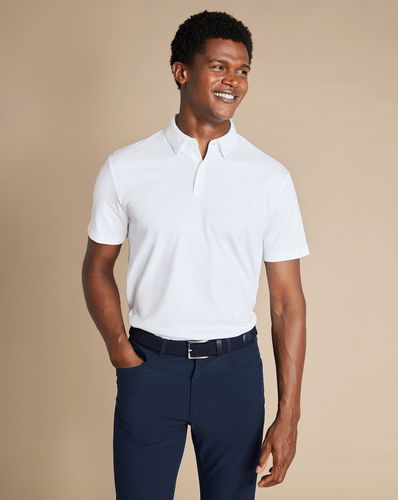 Polo En Jersey Performance Élégante - par - Charles Tyrwhitt - Modalova