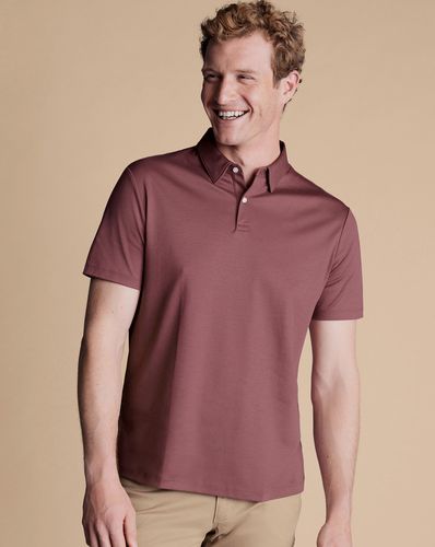 Polo Smart En Jersey - Foncé par - Charles Tyrwhitt - Modalova