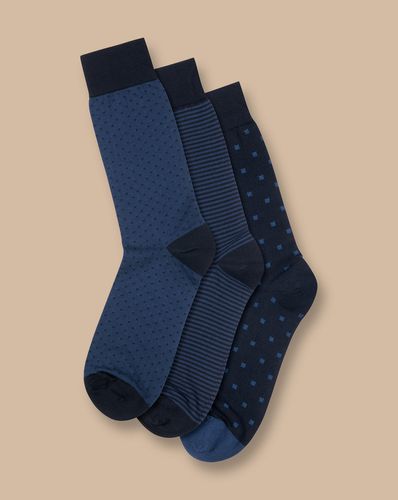 Lot De 3 Paires De Chaussettes À Motif - Multicolore par - Charles Tyrwhitt - Modalova