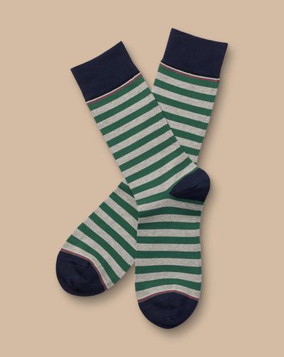 Chaussettes Rayées – Et Argent par - Charles Tyrwhitt - Modalova