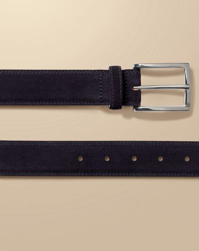 Ceinture En Daim Fabriquée En Angleterre - Marine Foncé en par - Charles Tyrwhitt - Modalova