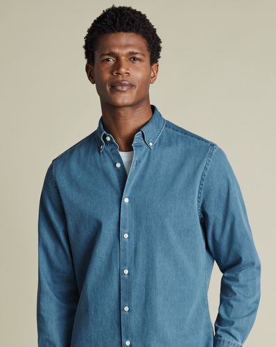 Chemise En Denim - Océan par - Charles Tyrwhitt - Modalova