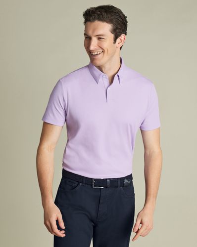 Polo En Jersey - Foncé par - Charles Tyrwhitt - Modalova