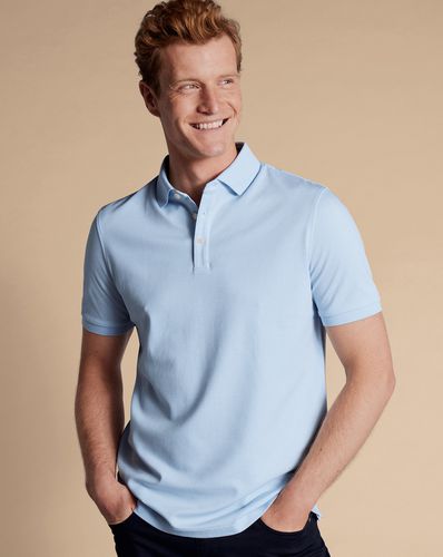 Polo Tyrwhitt Rayé En - Bleuet par - Charles Tyrwhitt - Modalova