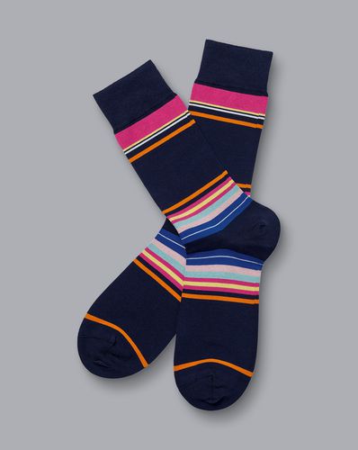 Chaussettes À Rayures Multicolores - par - Charles Tyrwhitt - Modalova