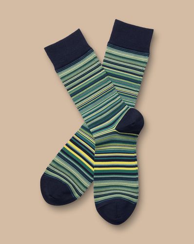 Chaussettes À Rayures Multicolores - par - Charles Tyrwhitt - Modalova