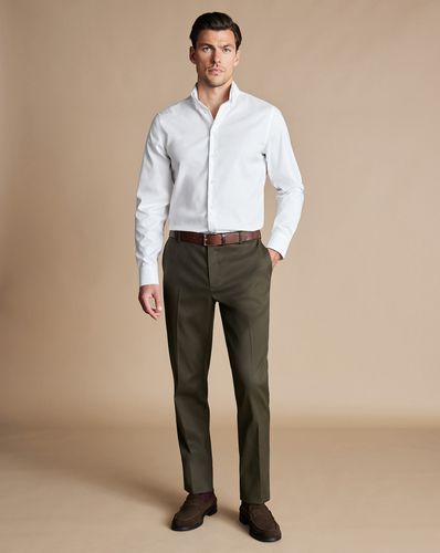 Pantalon À Texture Élégante - par - Charles Tyrwhitt - Modalova