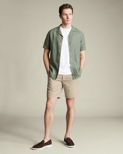 Short En Lin - Taupe en par - Charles Tyrwhitt - Modalova