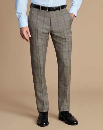 Pantalon De Costume À Carreaux Ultimate Performance - Cappuccino en par - Charles Tyrwhitt - Modalova