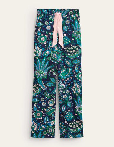 Pantalon de pyjama en satinette de coton - Boden - Modalova