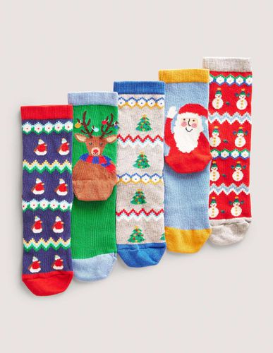 Paires de chaussettes de Noël Garçon - Boden - Modalova