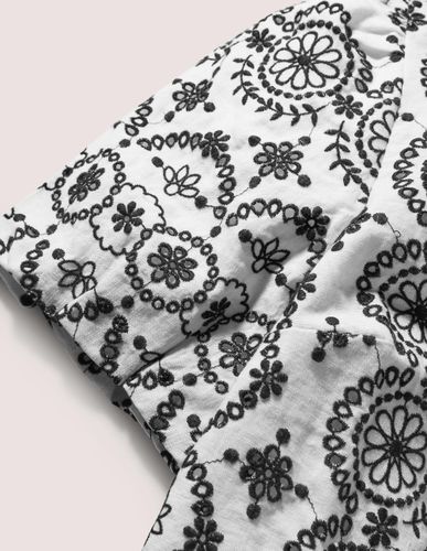 Blouse boutonnée à manches bouffantes - Boden - Modalova