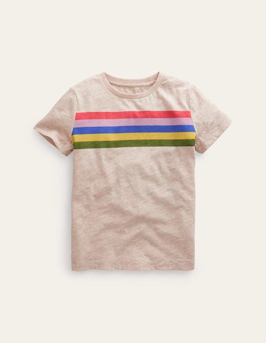 T-shirt flammé à rayures arc-en-ciel Garçon Boden - Baby Boden - Modalova