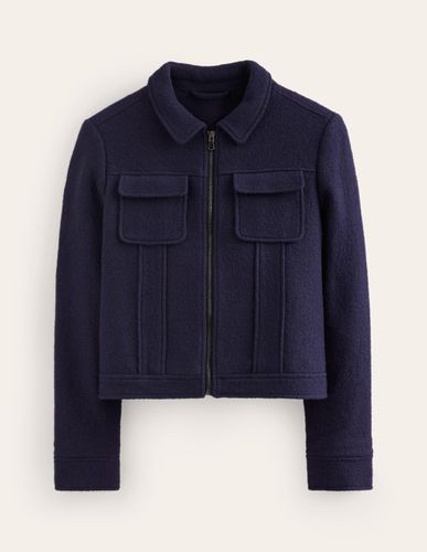 Veste en laine à fermeture zippée - Boden - Modalova