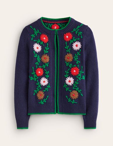 Cardigan brodé de fleurs - Boden - Modalova