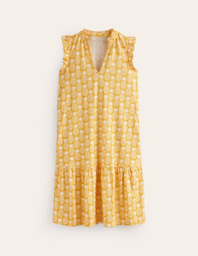 Robe courte Daisy volantée en jersey - Boden - Modalova