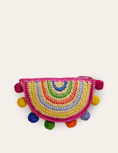 Pochette en raphia arc-en-ciel - Boden - Modalova