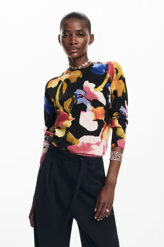 Pull fleurs Arty - Desigual - Modalova