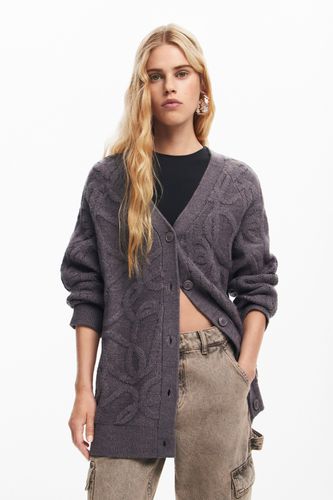 Cardigan oversize en maille - Desigual - Modalova