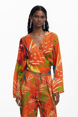 Haut croisé tropical - Desigual - Modalova