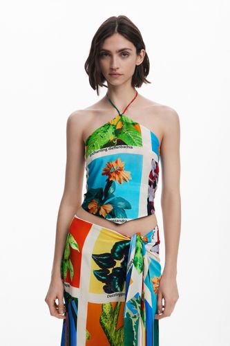 Top noué cartes postales Tyler McGillivary - Desigual - Modalova
